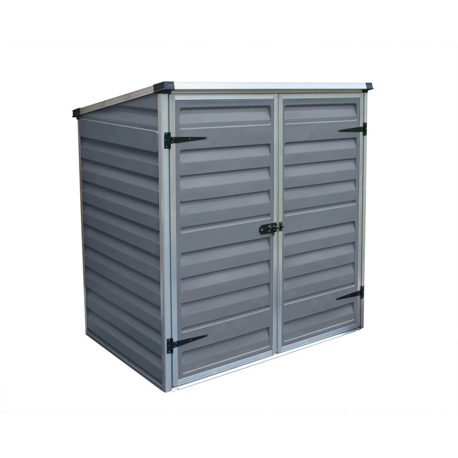 Palram - Canopia Voyager Pent Shed - Dark Grey 1 Palram - Canopia Voyager Pent Shed - Dark Grey