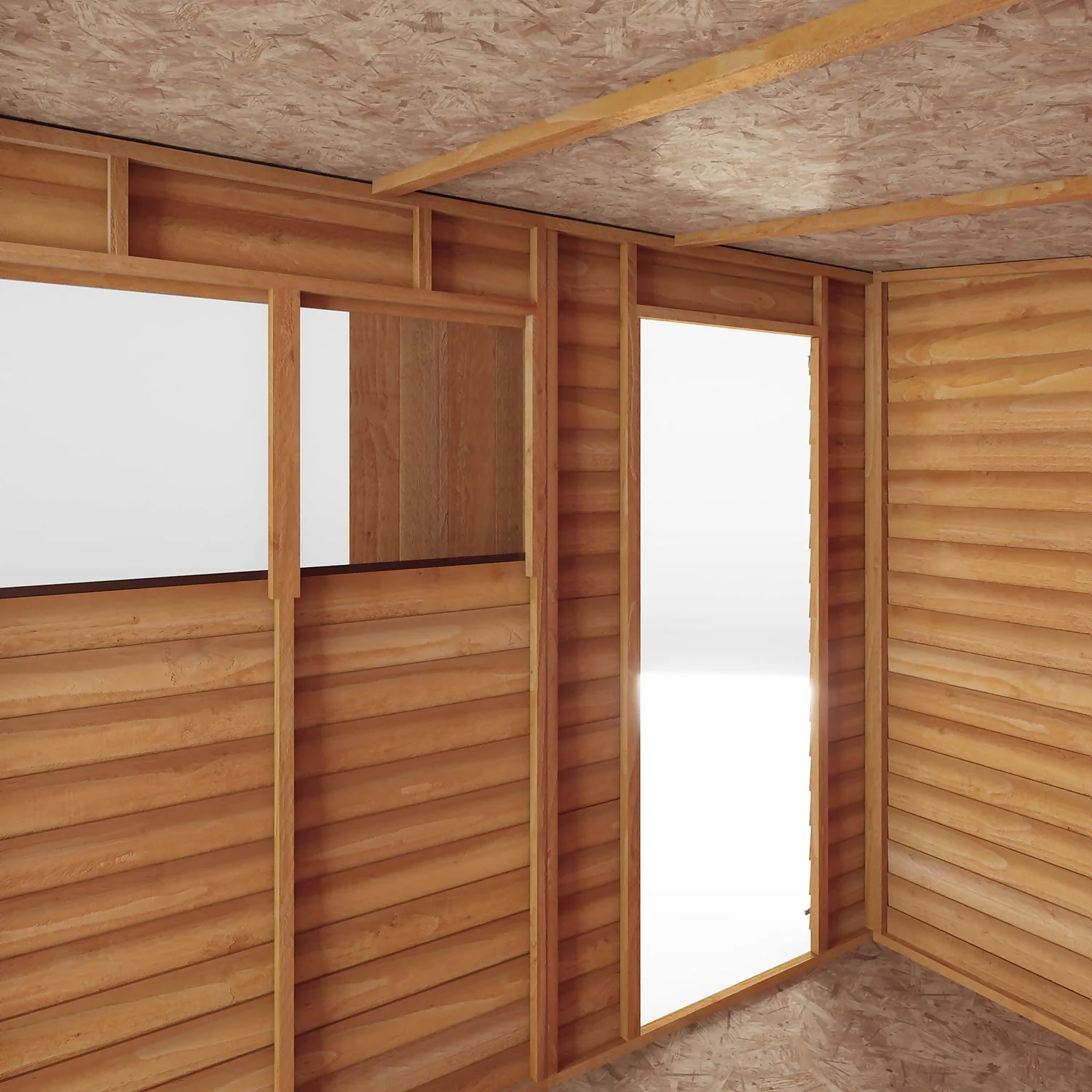 Mercia 8 X 6ft Overlap Pent Shed 4 Mercia 8 X 6ft Overlap Pent Shed - Image 4