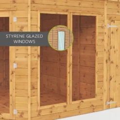 Mercia 10 X 8ft Garden Room With Side Shed -Garden Decorations and Ornaments Store 12809386 2074983778761657