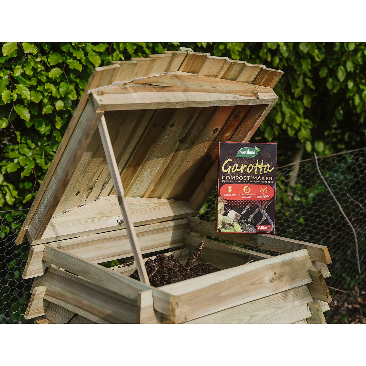 Westland Garotta Natural Compost Maker - 3.5kg 2 Westland Garotta Natural Compost Maker - 3.5kg - Image 2