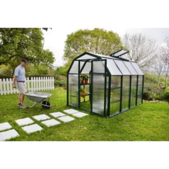 Palram 6 X 8ft Canopia Eco Grow Greenhouse - Green 16 Palram 6 X 8ft Canopia Eco Grow Greenhouse - Green -Garden Decorations and Ornaments Store 12810861 2034833198695610