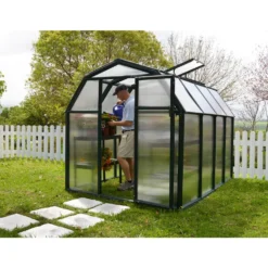 Palram 6 X 8ft Canopia Eco Grow Greenhouse - Green 17 Palram 6 X 8ft Canopia Eco Grow Greenhouse - Green -Garden Decorations and Ornaments Store 12810861 8324833198775713