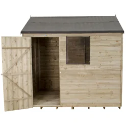 8x6ft Forest Natural Timber Overlap Reverse Apex Wooden Shed 11 8x6ft Forest Natural Timber Overlap Reverse Apex Wooden Shed -Garden Decorations and Ornaments Store 12810909 1424833192857670