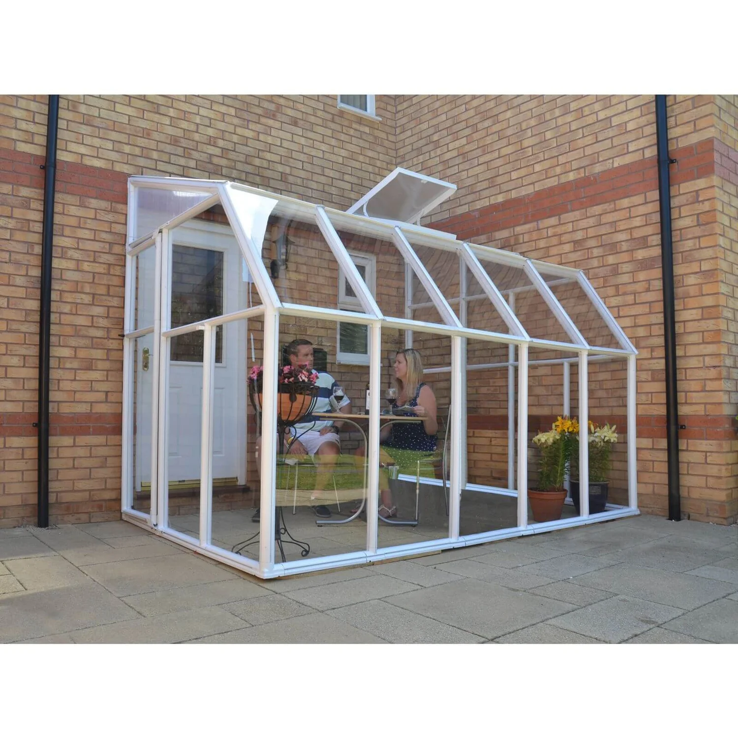 Palram 6 X 10 Ft Canopia Clear Sun Room 3 Palram 6 X 10 Ft Canopia Clear Sun Room - Image 3