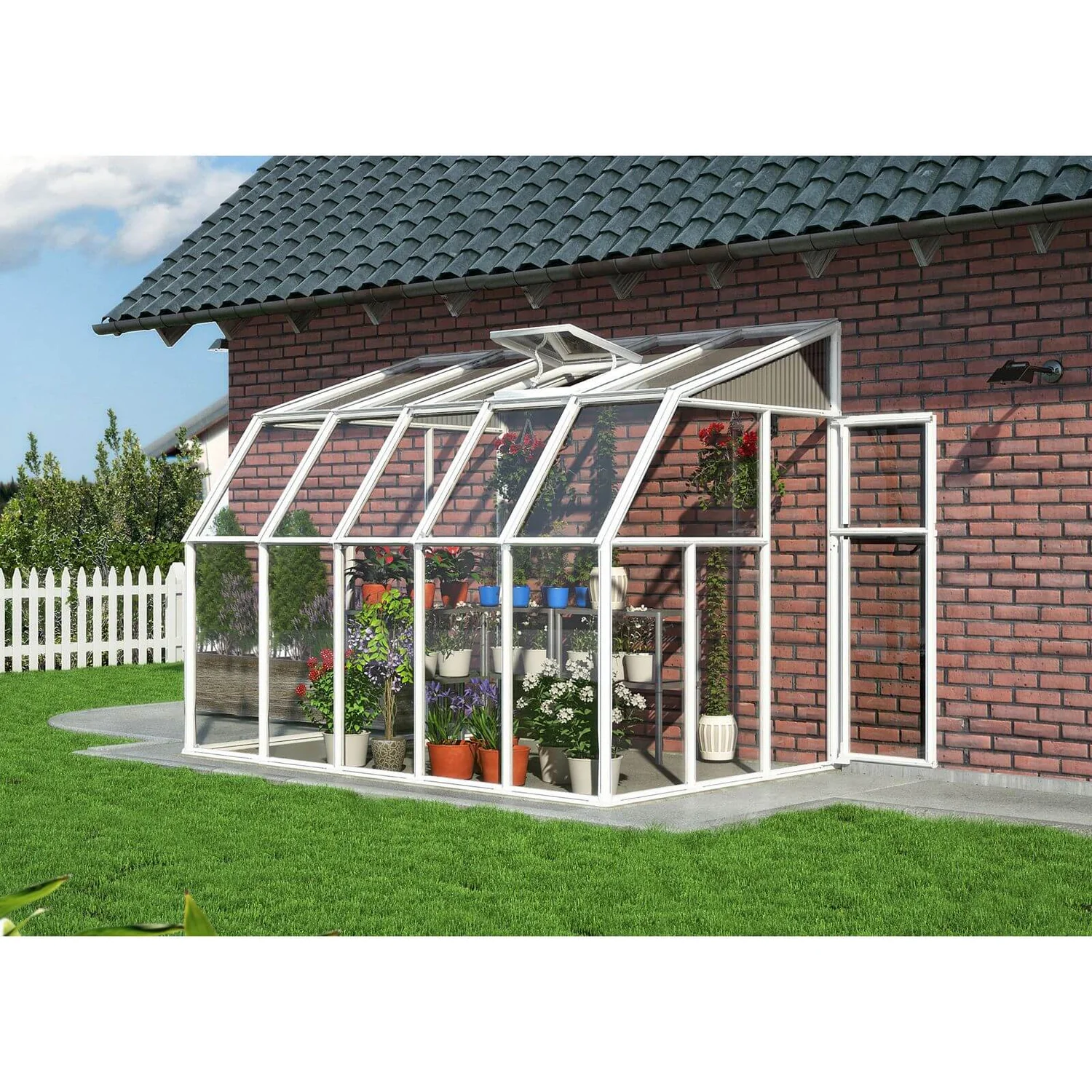 Palram 6 X 10 Ft Canopia Clear Sun Room 2 Palram 6 X 10 Ft Canopia Clear Sun Room - Image 2