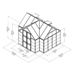 Palram - Canopia Victory Orangery Garden Chalet -Garden Decorations and Ornaments Store 12811090 1464833201783420