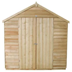 7x5ft Forest Wooden Overlap Pressure Treated Apex Shed -incl. Installation -Garden Decorations and Ornaments Store 12814918 9244845696636675