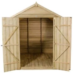 7x7ft Forest Wooden Overlap Pressure Treated Apex Shed -incl. Installation -Garden Decorations and Ornaments Store 12814920 2994845696902355