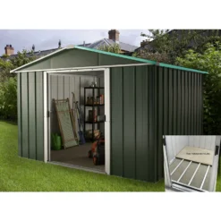 10x8ft Hercules Metal Shed & Floor Frame