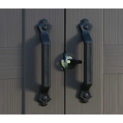 Keter Factor 8 X 8ft Outdoor Garden Apex Storage Shed - Beige/Brown -Garden Decorations and Ornaments Store 12817716 1714864829025351