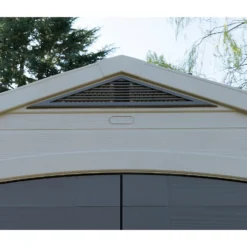 Keter Factor 8 X 8ft Outdoor Garden Apex Storage Shed - Beige/Brown -Garden Decorations and Ornaments Store 12817716 8864864829090955