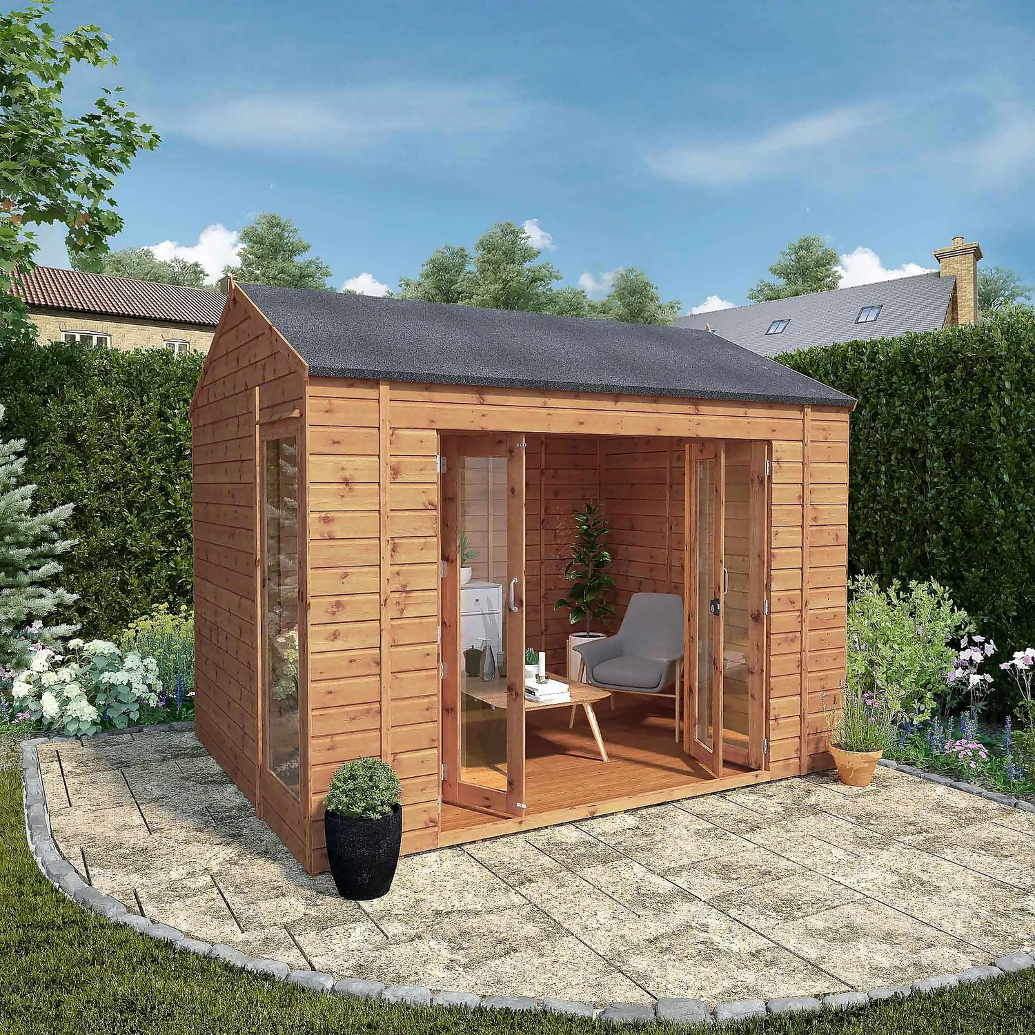 Mercia 10 X 8ft Vermont Summerhouse 2 Mercia 10 X 8ft Vermont Summerhouse - Image 2