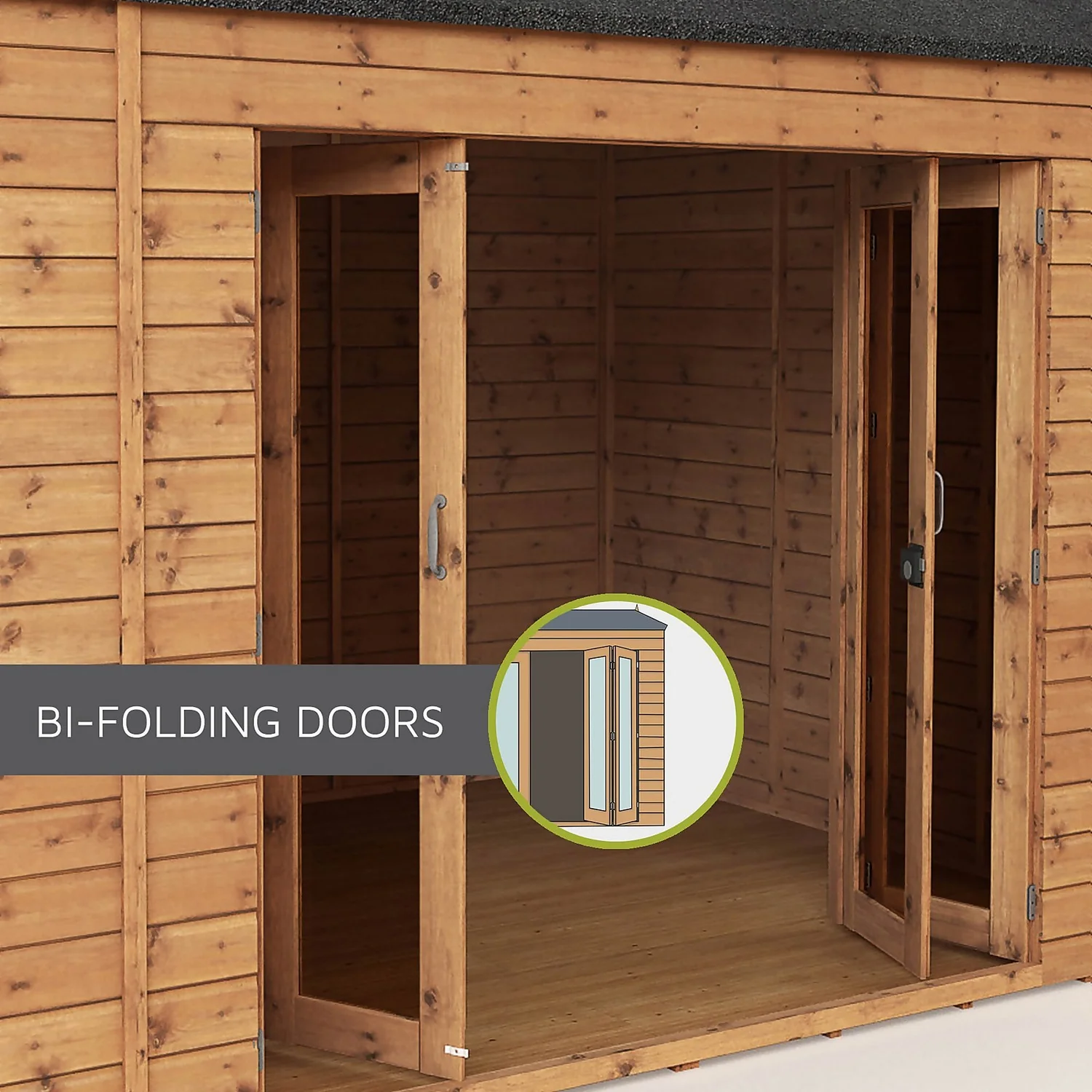 Mercia 10 X 8ft Vermont Summerhouse 6 Mercia 10 X 8ft Vermont Summerhouse - Image 6