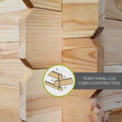 Mercia 3m X 3.3m Sherwood 19mm Log Cabin -Garden Decorations and Ornaments Store 12820078 4295023719376392
