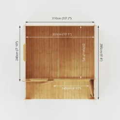 Mercia 3.3m X 3.4m Sherwood 19mm Cabin 19 Mercia 3.3m X 3.4m Sherwood 19mm Cabin -Garden Decorations and Ornaments Store 12820085 1905023718583261