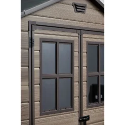 Keter Scala 6 X 8ft Outdoor Garden Apex Storage Shed - Brown -Garden Decorations and Ornaments Store 12820748 1894909431068058