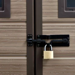 Keter Scala 6 X 8ft Outdoor Garden Apex Storage Shed - Brown -Garden Decorations and Ornaments Store 12820748 7024909430978295