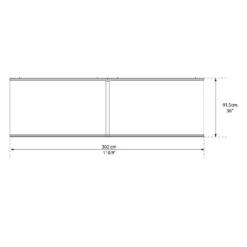 Palram - Canopia Canopy Aquila 3000 Grey Clear -Garden Decorations and Ornaments Store 12821841 9074833200152815