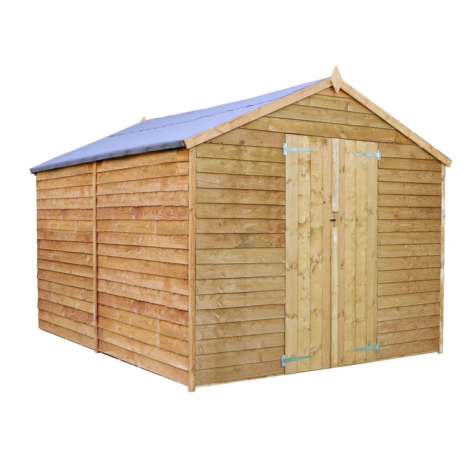 Mercia 12 X 8ft Overlap Apex Windowless Shed 1 Mercia 12 X 8ft Overlap Apex Windowless Shed
