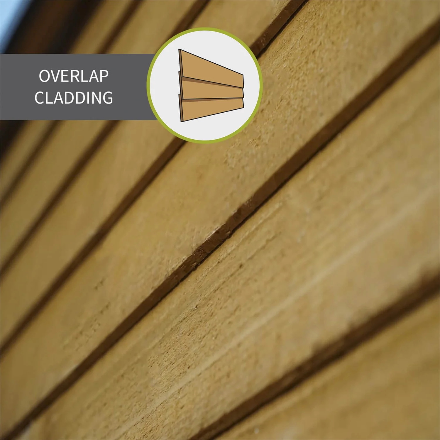 Mercia 12 X 8ft Overlap Apex Windowless Shed 4 Mercia 12 X 8ft Overlap Apex Windowless Shed - Image 4