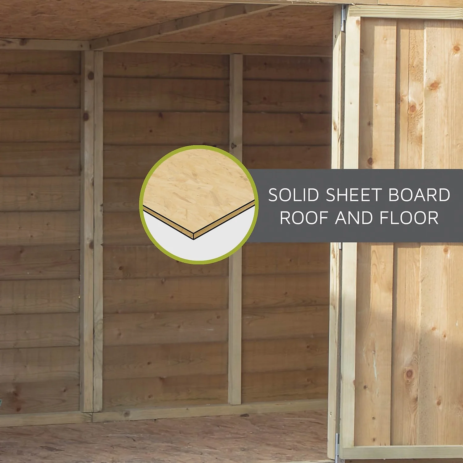 Mercia 7 X 3ft Overlap Apex Bike Shed 9 Mercia 7 X 3ft Overlap Apex Bike Shed - Image 9