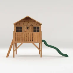 Mercia 14 X 7ft Honeysuckle Wooden Playhouse With Tower And Slide - Installation Included -Garden Decorations and Ornaments Store 12822467 4214949332501860