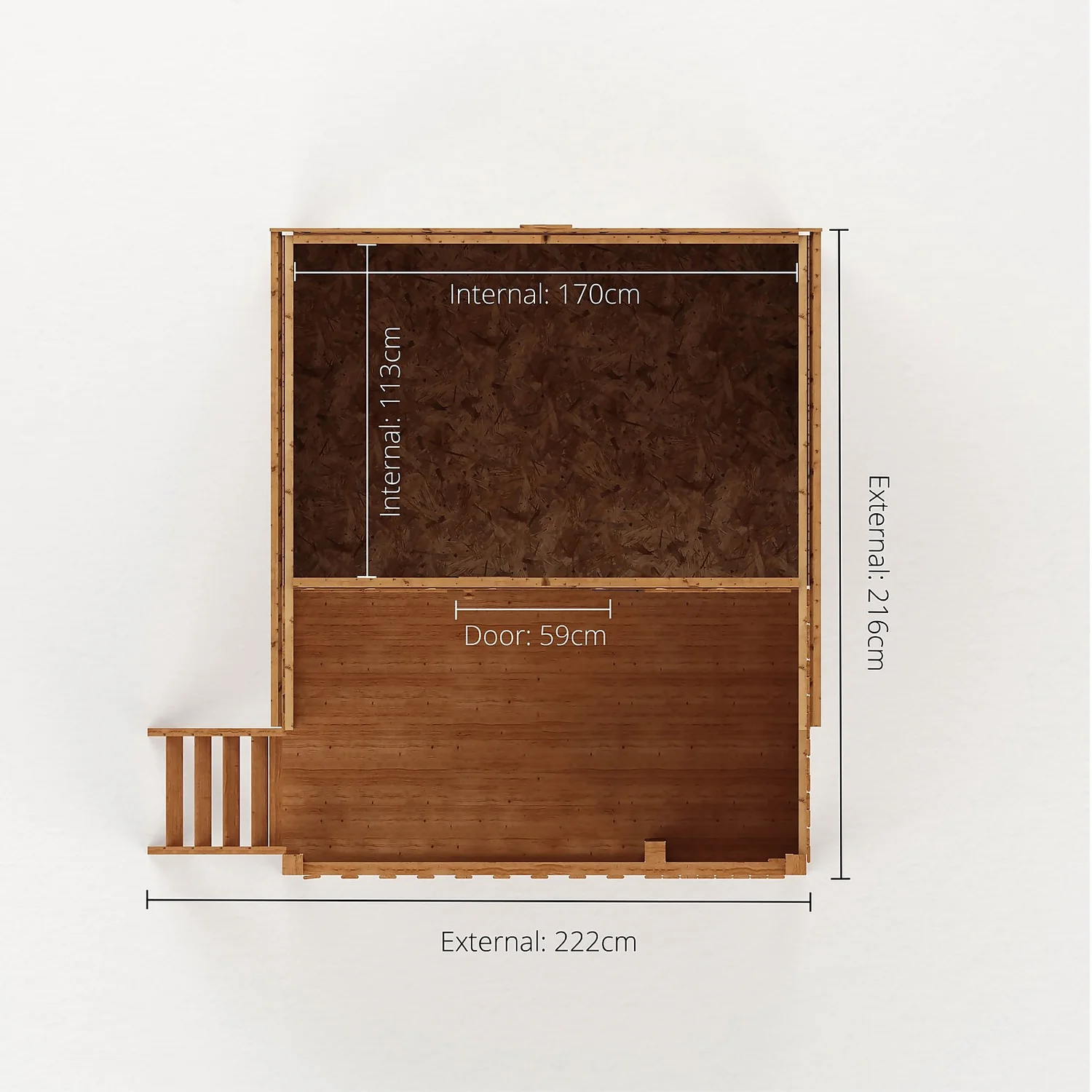 Mercia 8 X 7ft Honeysuckle Wooden Playhouse With Tower - Installation Included 9 Mercia 8 X 7ft Honeysuckle Wooden Playhouse With Tower - Installation Included - Image 9