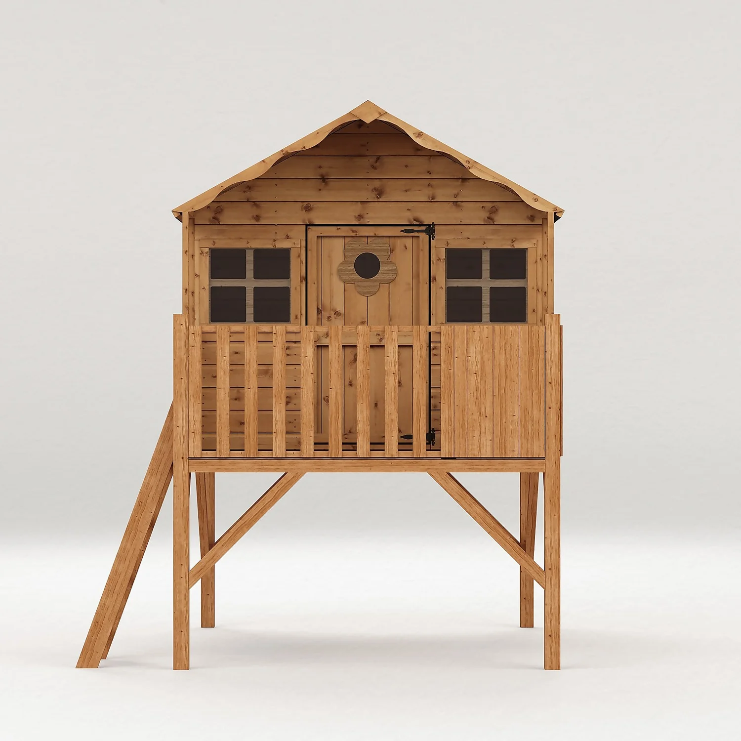 Mercia 8 X 7ft Honeysuckle Wooden Playhouse With Tower - Installation Included 10 Mercia 8 X 7ft Honeysuckle Wooden Playhouse With Tower - Installation Included - Image 10
