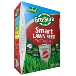 Gro-Sure Aqua Gel Coated Fast Start Smart Grass Lawn Seed 25m²