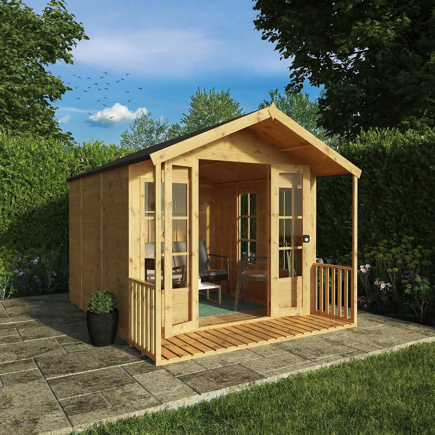 Mercia 10 X 8ft Traditional Summerhouse - Installation Included 2 Mercia 10 X 8ft Traditional Summerhouse - Installation Included - Image 2