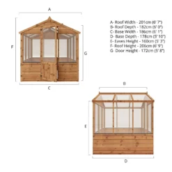 Mercia 6 X 6ft Traditional Greenhouse - Incl. Installation 18 Mercia 6 X 6ft Traditional Greenhouse - Incl. Installation -Garden Decorations and Ornaments Store 12825394 1185028839953638
