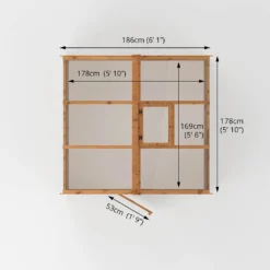 Mercia 6 X 6ft Traditional Greenhouse - Incl. Installation 19 Mercia 6 X 6ft Traditional Greenhouse - Incl. Installation -Garden Decorations and Ornaments Store 12825394 1475028839988867