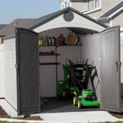 Lifetime 8 X 15ft Outdoor Storage Shed -Garden Decorations and Ornaments Store 12826441 1314833223077237