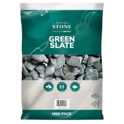 Stylish Stone Green Slate 20mm - Midi Pack - 9kg 5 Stylish Stone Green Slate 20mm - Midi Pack - 9kg -Garden Decorations and Ornaments Store 12826525 1254902951258087
