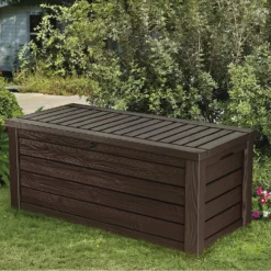 Keter Westwood Outdoor Garden Storage Box 570L - Brown -Garden Decorations and Ornaments Store 12828828 6994858568444073