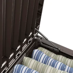 Keter Westwood Outdoor Garden Storage Box 570L - Brown -Garden Decorations and Ornaments Store 12828828 8004858568533320