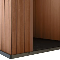 Keter Darwin 6 X 4ft Outdoor Garden Apex Storage Shed - Brown -Garden Decorations and Ornaments Store 12833043 1075036177922045