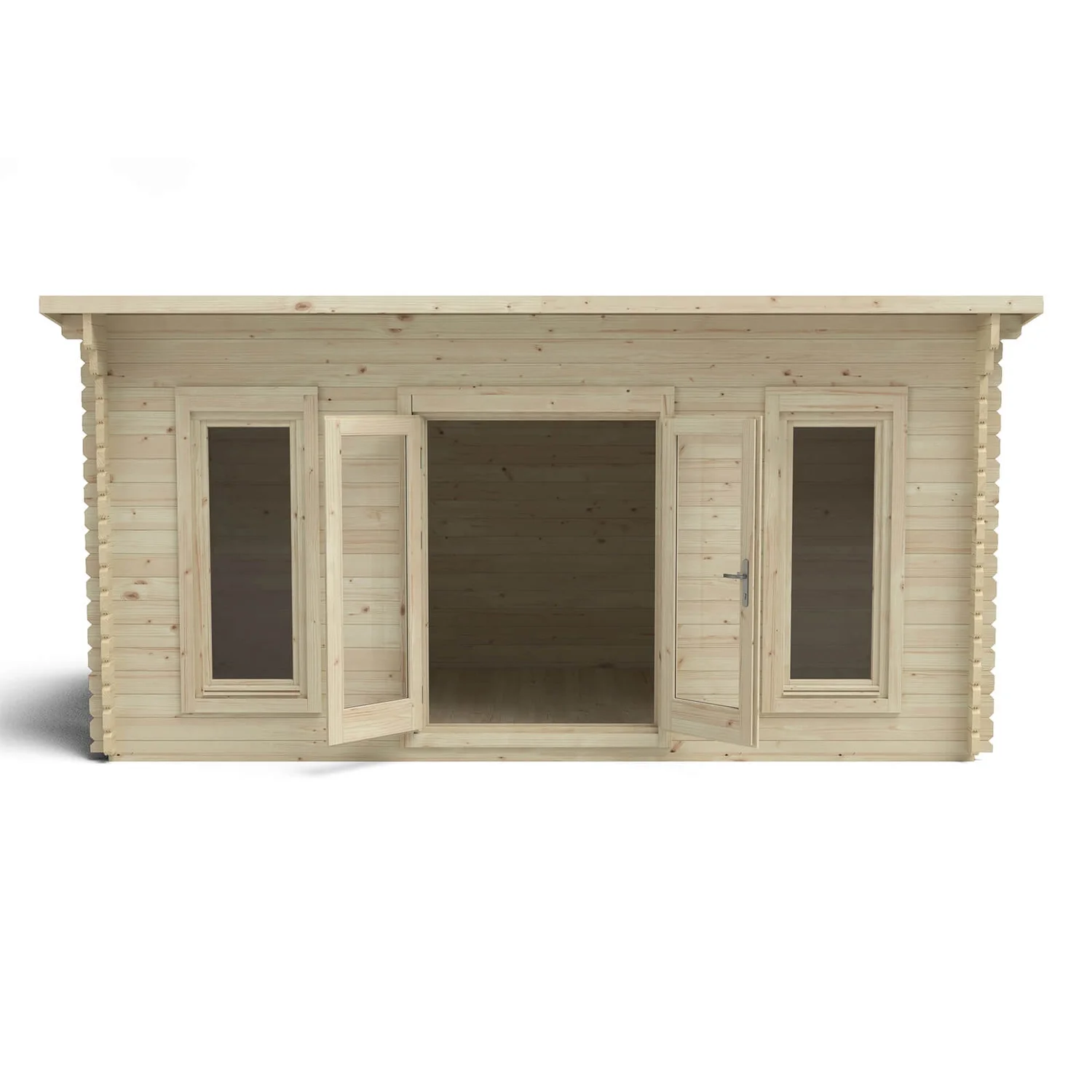 Forest Elmley 5.0m X 3.0m Log Cabin Double Glazed 24kg Polyester Felt, No Underlay - Installation Included 3 Forest Elmley 5.0m X 3.0m Log Cabin Double Glazed 24kg Polyester Felt, No Underlay - Installation Included - Image 3