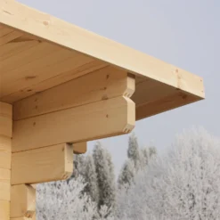 Forest Mendip 5.0m X 4.0m Log Cabin Double Glazed, 24kg Polyester Felt, No Underlay - Installation Included -Garden Decorations and Ornaments Store 12833119 1014833198661299