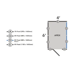 Forest 6 X 4ft Overlap Pressure Treated Apex Shed- 4 Window -Garden Decorations and Ornaments Store 12833289 1884833201700323