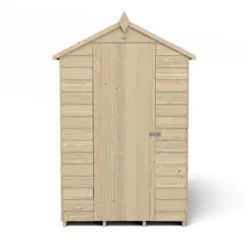 Forest 6 X 4ft Overlap Pressure Treated Apex Shed- 4 Window -Garden Decorations and Ornaments Store 12833289 4584833201819756