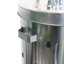 None Garden Galvanised Steel Incinerator / Fire Bin With Lid - 85L -Garden Decorations and Ornaments Store 12834094 6265030658477975