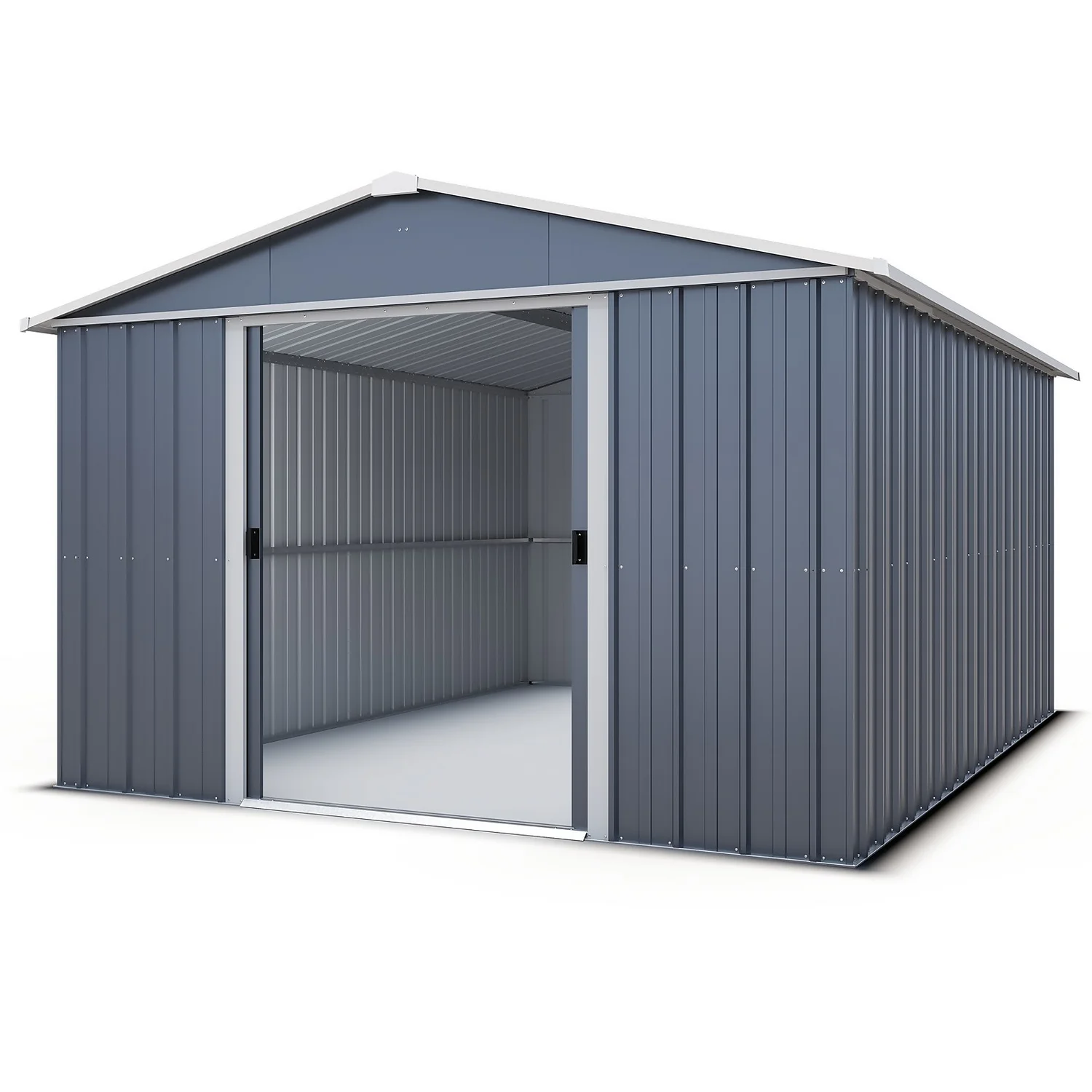 Yardmaster 10x13ft Metal Apex Shed 3 Yardmaster 10x13ft Metal Apex Shed - Image 3