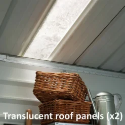 Yardmaster 10x12ft Shiplap Metal Shed -Garden Decorations and Ornaments Store 12834220 7405040005598585