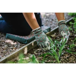 Westland Premium Leather Gloves Flower - Medium -Garden Decorations and Ornaments Store 12835713 5695012509194000