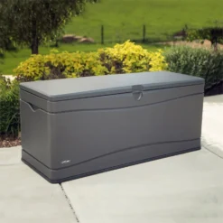 Lifetime Heavy Duty 492L Outdoor Deck Box - Carbonized Gray -Garden Decorations and Ornaments Store 12836578 1044833207596280