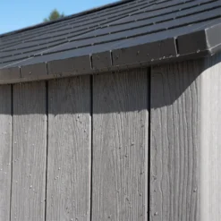 Lifetime 8x12.5 Ft Rough Cut Outdoor Storage Shed -Garden Decorations and Ornaments Store 12836583 1224833208640139