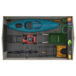 Lifetime 8x12.5 Ft Rough Cut Outdoor Storage Shed -Garden Decorations and Ornaments Store 12836583 2954833208820853