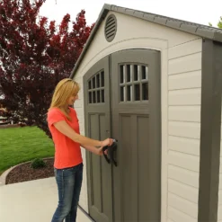 Lifetime 8 X 20 Ft Outdoor Storage Shed -Garden Decorations and Ornaments Store 12836592 7345012583788091