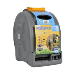 Hozelock 2 In 1 Compact Enclosed Hose Reel - 25m -Garden Decorations and Ornaments Store 12839042 1134833195557091